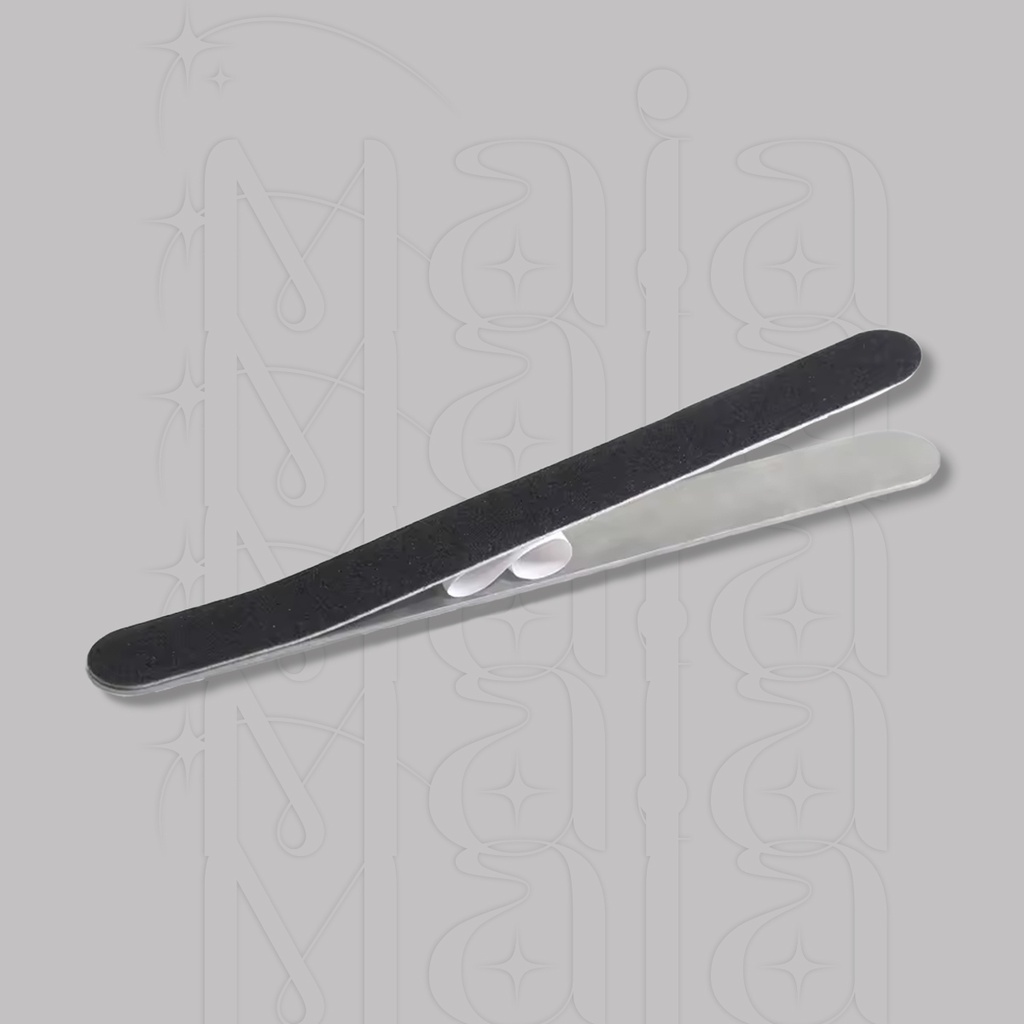 Straight Stainless Steel Reusable Base for Replaceable Nail Files