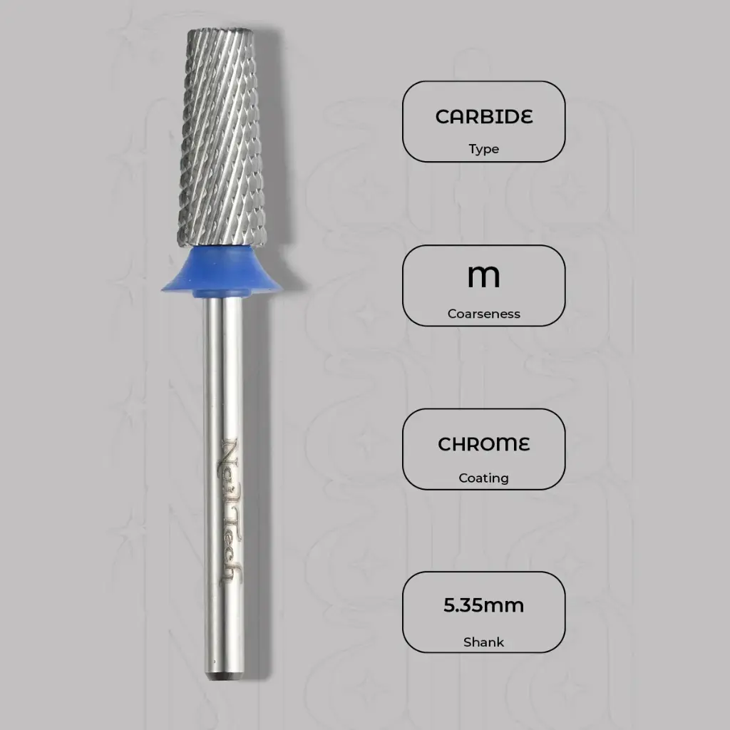 Karbidová fréza 5 v 1 křížový řez - série SE Ø5.35 mm - střední zrnitost