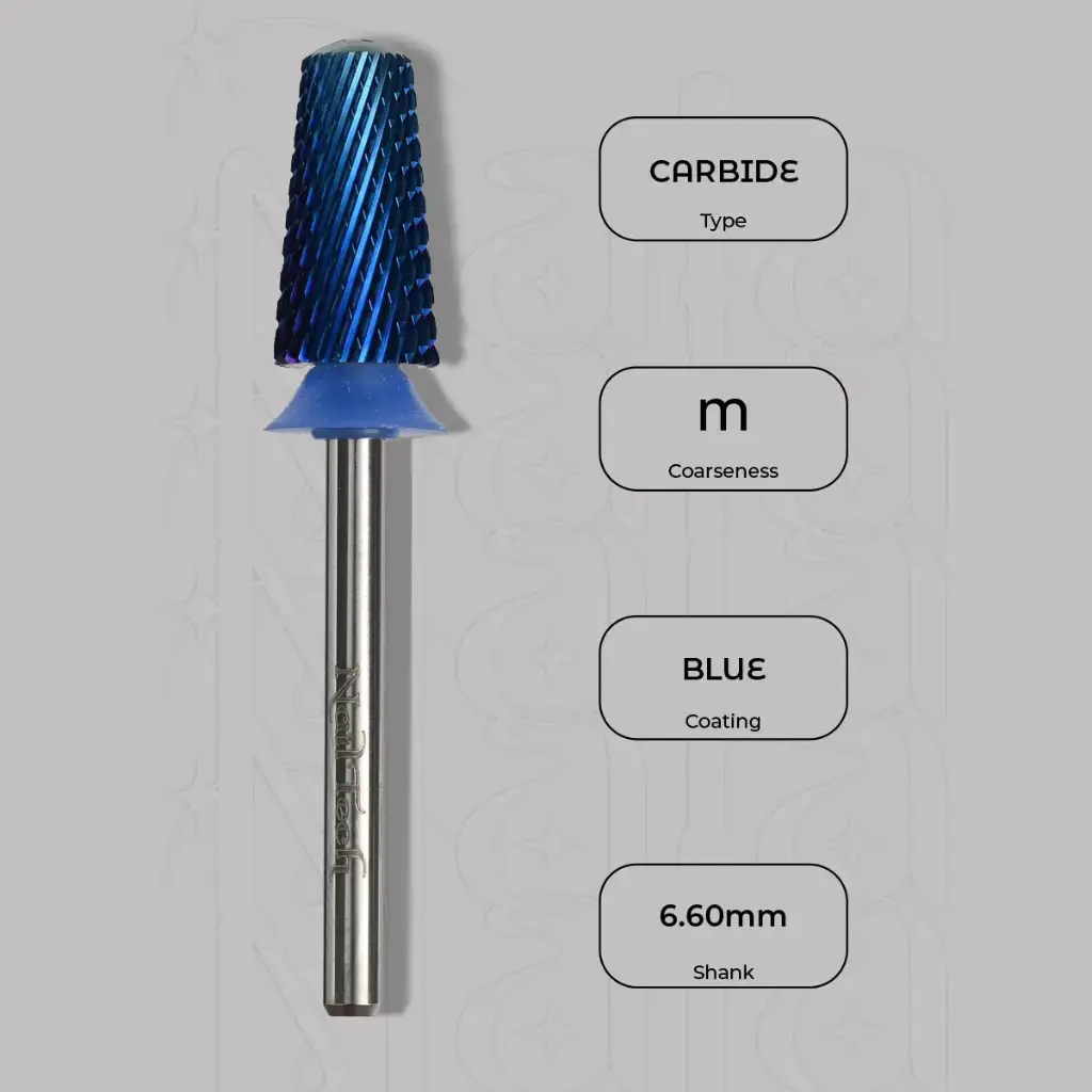Karbidová fréza zúžený Ø6.6 mm - střední zrnitost