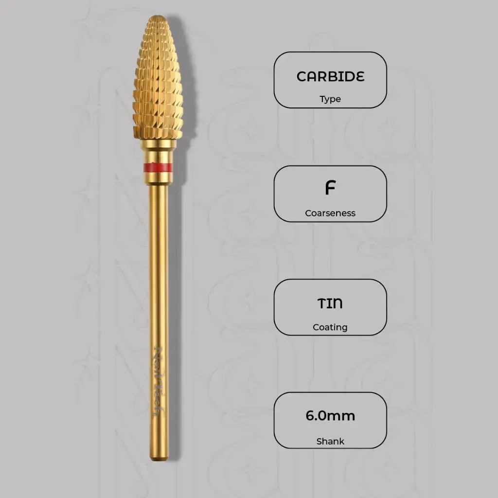 Karbidová fréza velký kužel Ø6.0 mm - jemná zrnitost