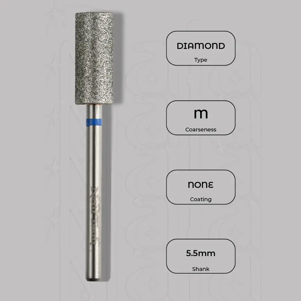 Diamantová fréza válec Ø5.5 mm - střední zrnitost