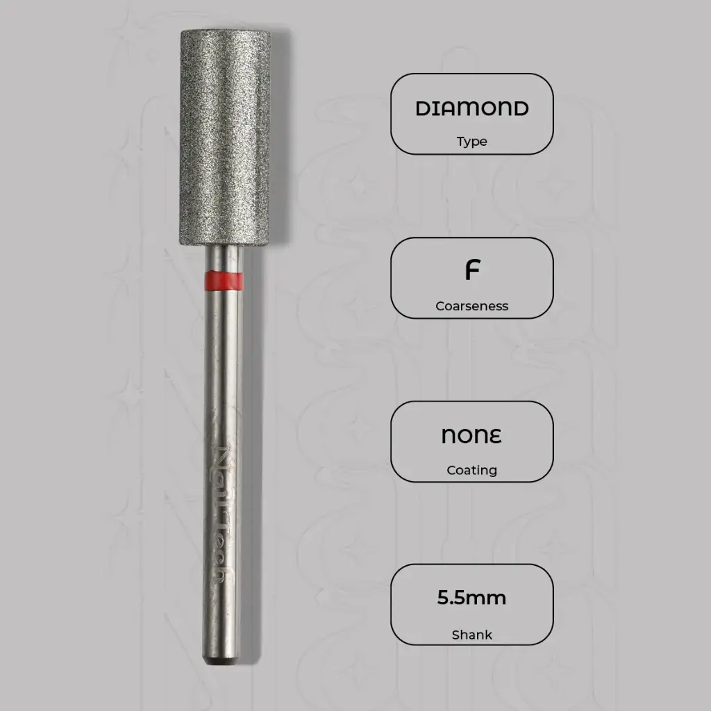Diamantová fréza válec Ø5.5 mm - jemná zrnitost