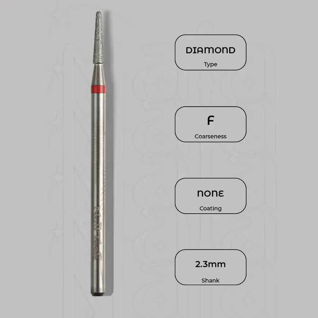 Diamantová fréza kužel kulatý Ø5.2 mm - jemná zrnitost