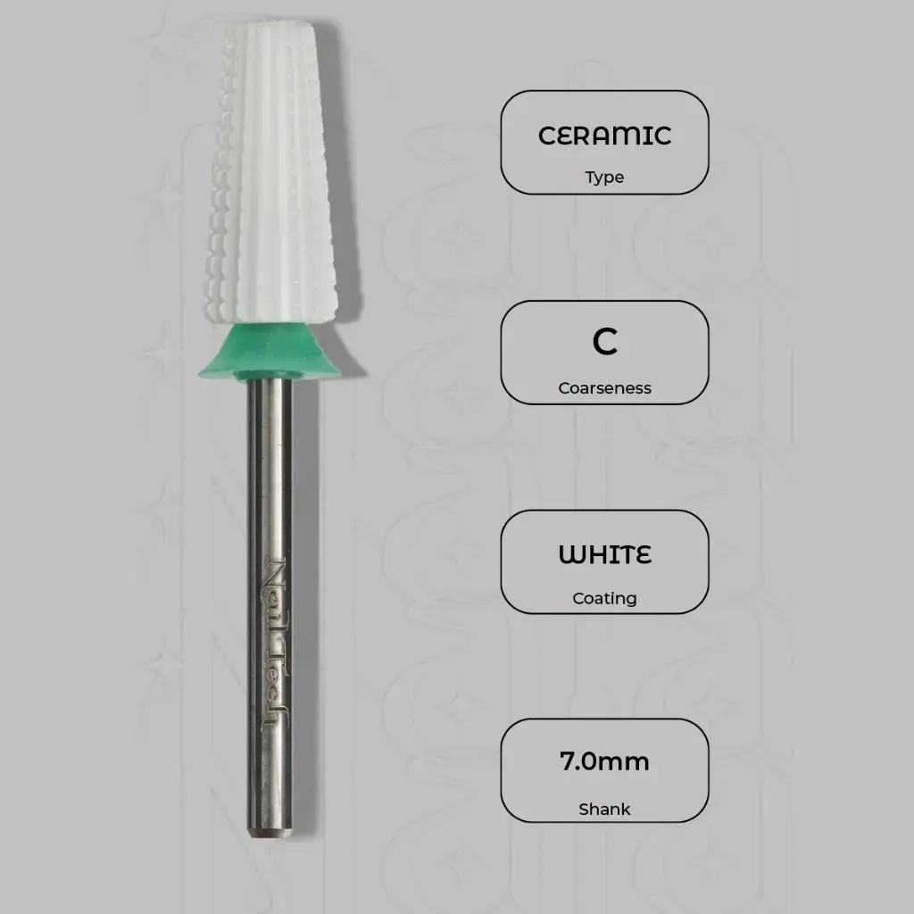 Keramická fréza 5 v 1 přímý řez Ø7.0 mm - hrubá zrnitost