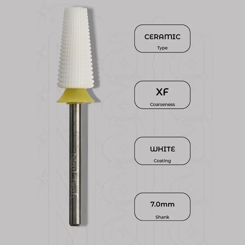 Keramická fréza 5 v 1 přímý řez Ø7.0 mm - extra jemná zrnitost