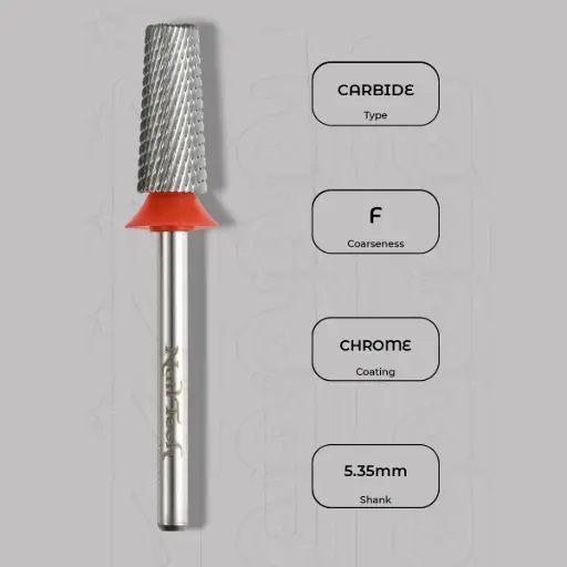 [11B3269] Karbidová fréza 5 v 1 křížový řez - série SE Ø5.35 mm - jemná zrnitost