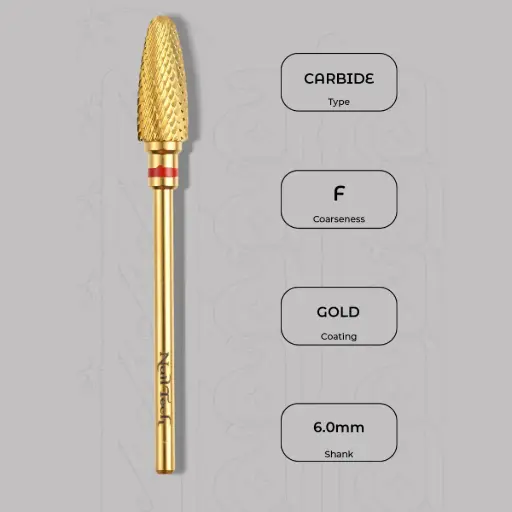 [1540134] Karbidová fréza plamínek Ø6.0 mm - jemná zrnitost