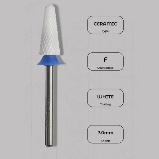 [6100495] Keramická bezpečnostní fréza Ø6.0 mm - střední zrnitost